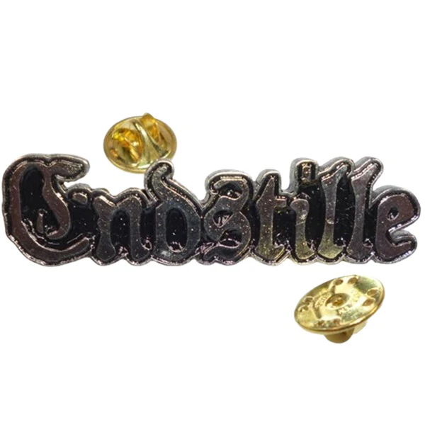 Endstille | Pin Badge Silver Logo - Image 2