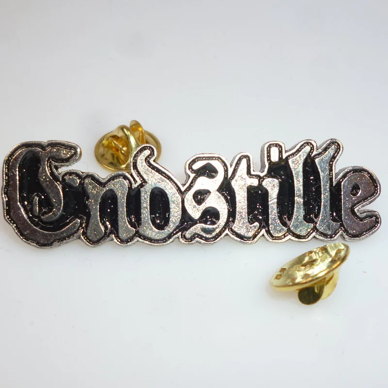 Endstille | Pin Badge Silver Logo - Image 3