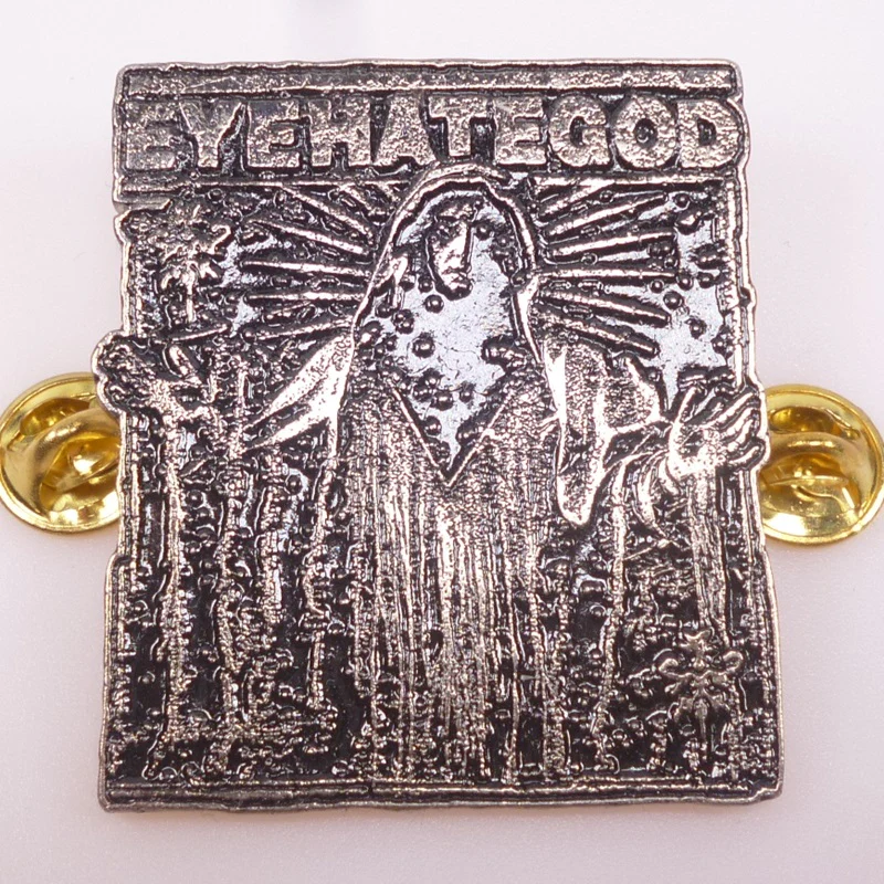 Eyehategod | Pin Badge Bleeding Hands - Image 3