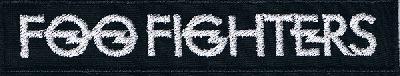 Foo Fighters | Stitched White Logo