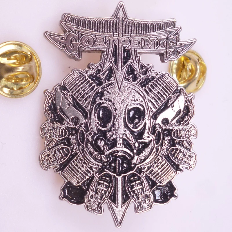 Goatpenis | Pin Badge Gasmask - Image 3