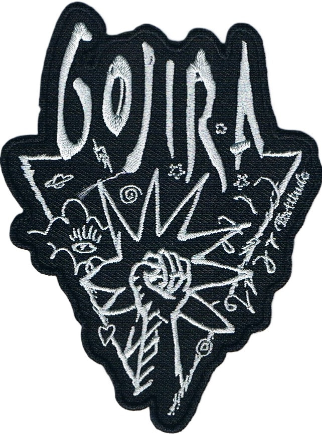 Gojira | Shape Power Glove Iron-on Patch - Image 2