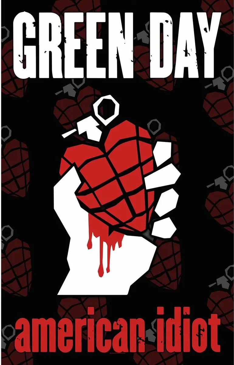 Green Day | American Idiot Raz Flag