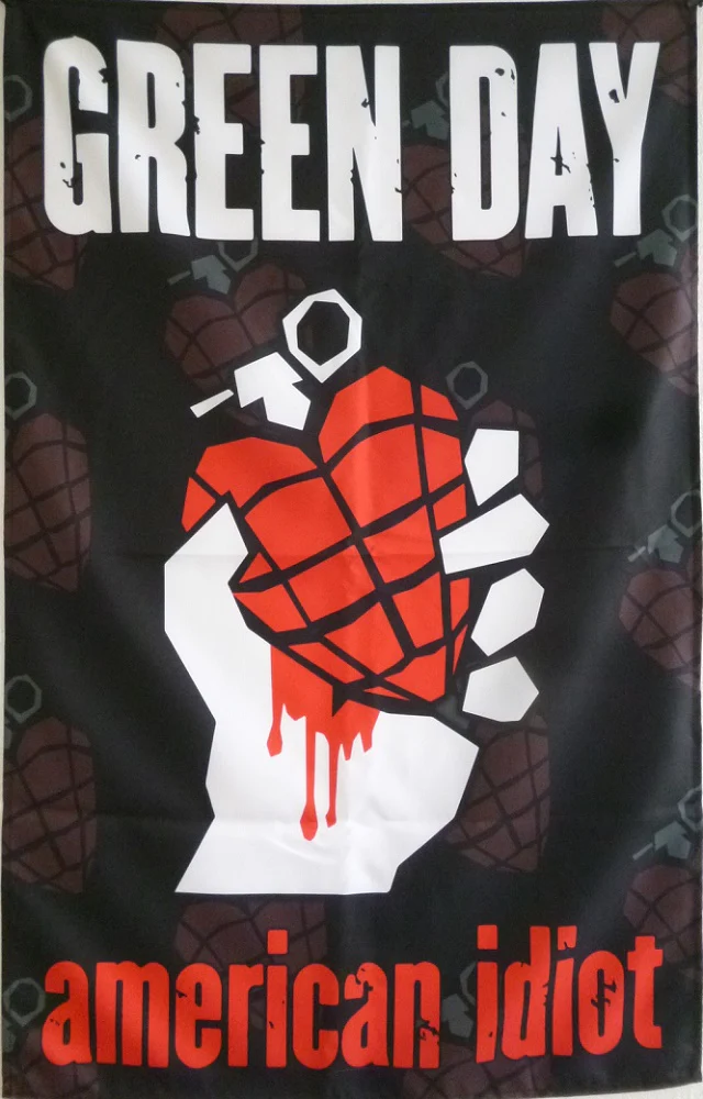 Green Day | American Idiot Raz Flag - Image 2