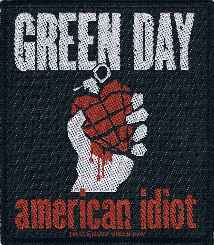 Green Day | American Idiot Woven Patch - Image 2