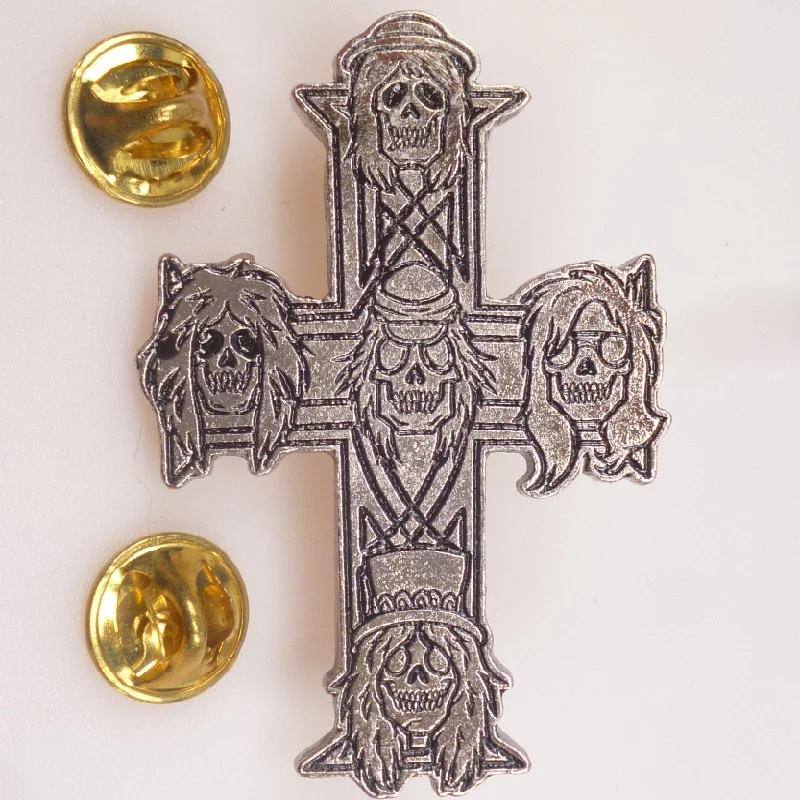 Guns & Roses | Pin Badge Appetite Cross - Image 2