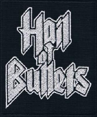 Hail of Bullets | Stitched White Logo