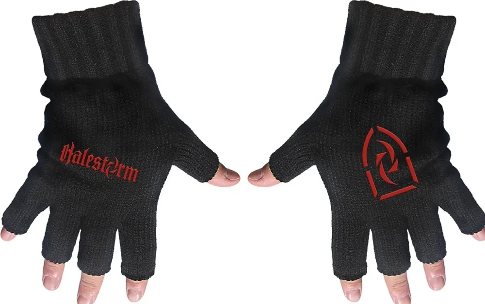Halestorm | Fingerless Gloves Red Logo