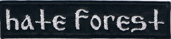 Hate Forest | Stitched White Logo