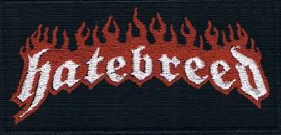 Hatebreed | Stitched Flaming White Logo