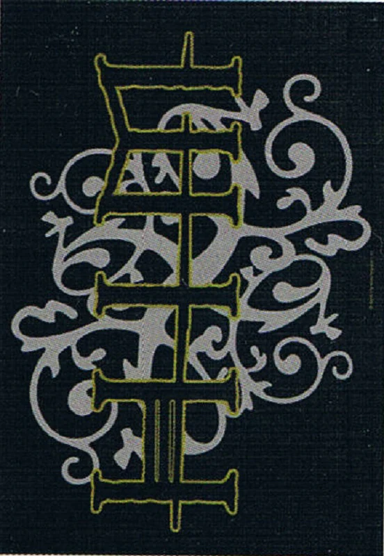 Him | Silver & Gold Logo Flag