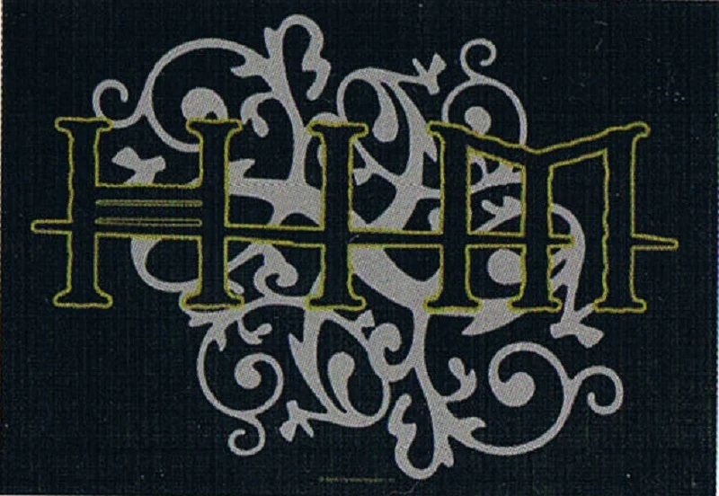 Him | Silver & Gold Logo Flag - Image 2