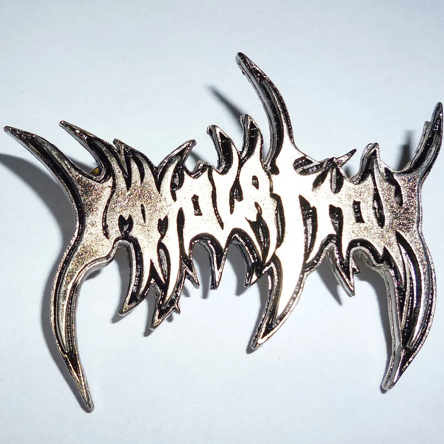 Immolation | Pin Badge 3D Logo - Image 2