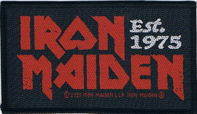 Iron Maiden | Est.1975 Woven Patch - Image 2