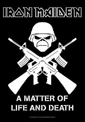 Iron Maiden | Black A Matter Of Life And Death Flag