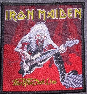 Iron Maiden | Fear of The Dark Live Woven Patch - Image 2