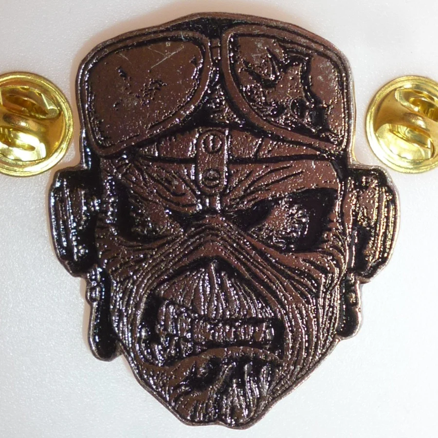Iron Maiden | Pin Badge Aces High Pilot - Image 3