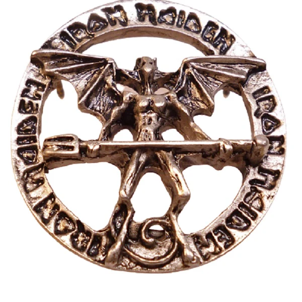Iron Maiden | Pin Badge Icarus In Circle 3D