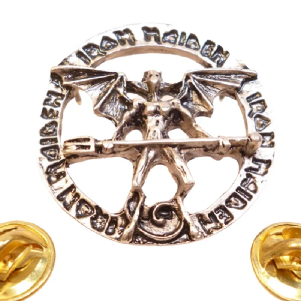 Iron Maiden | Pin Badge Icarus In Circle 3D - Image 2