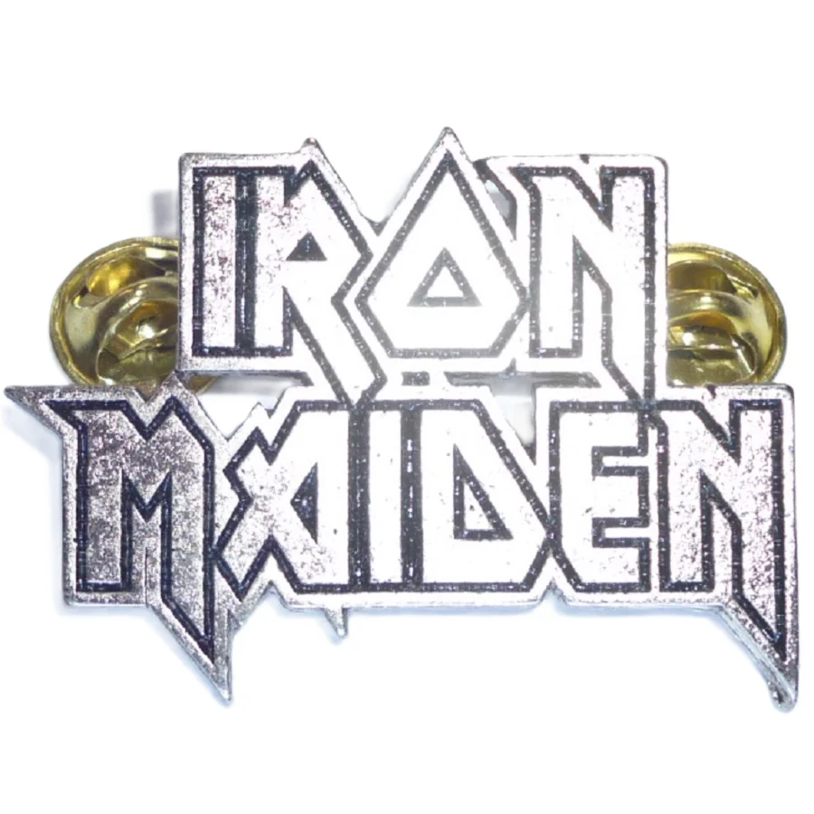 Iron Maiden | Pin Badge Logo 2 Lines
