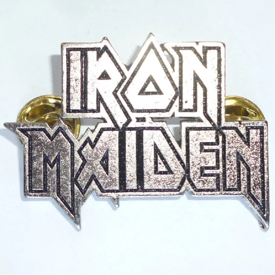 Iron Maiden | Pin Badge Logo 2 Lines - Image 3