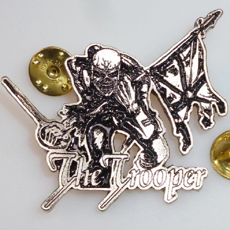 Iron Maiden | Pin Badge The Trooper Shape - Image 2