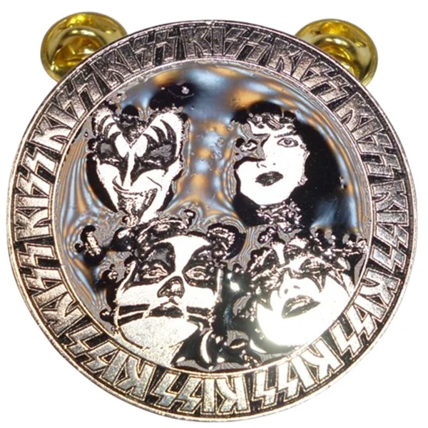 Kiss | Pin Badge Members Circular