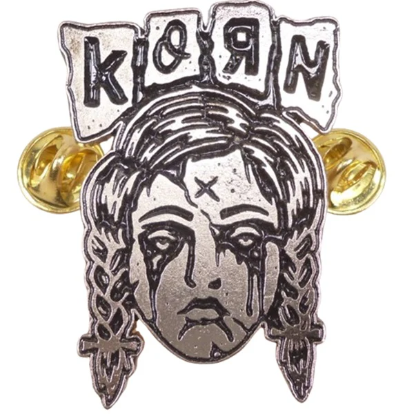 Korn | Pin Bagde Sad Girl