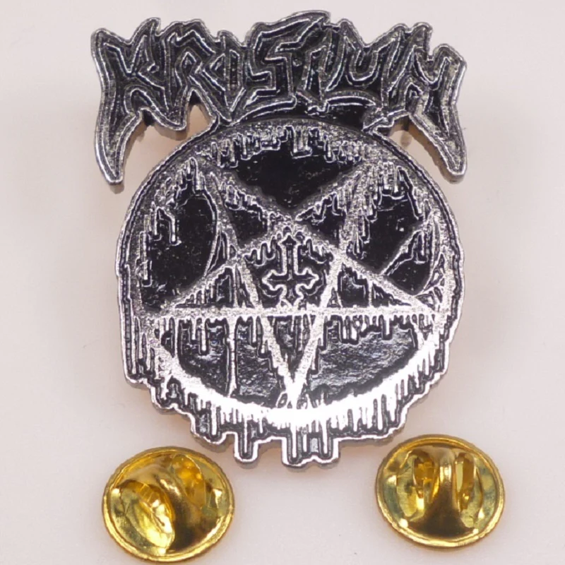 Krisiun | Pin Badge Black Force Domain - Image 2