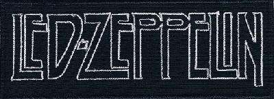 Led Zeppelin | Stitched White Logo