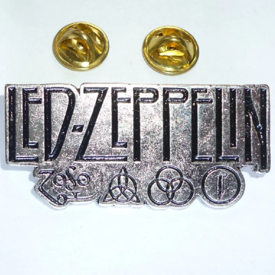 Led Zeppelin | Pin Badge Logo Symbols - Image 2