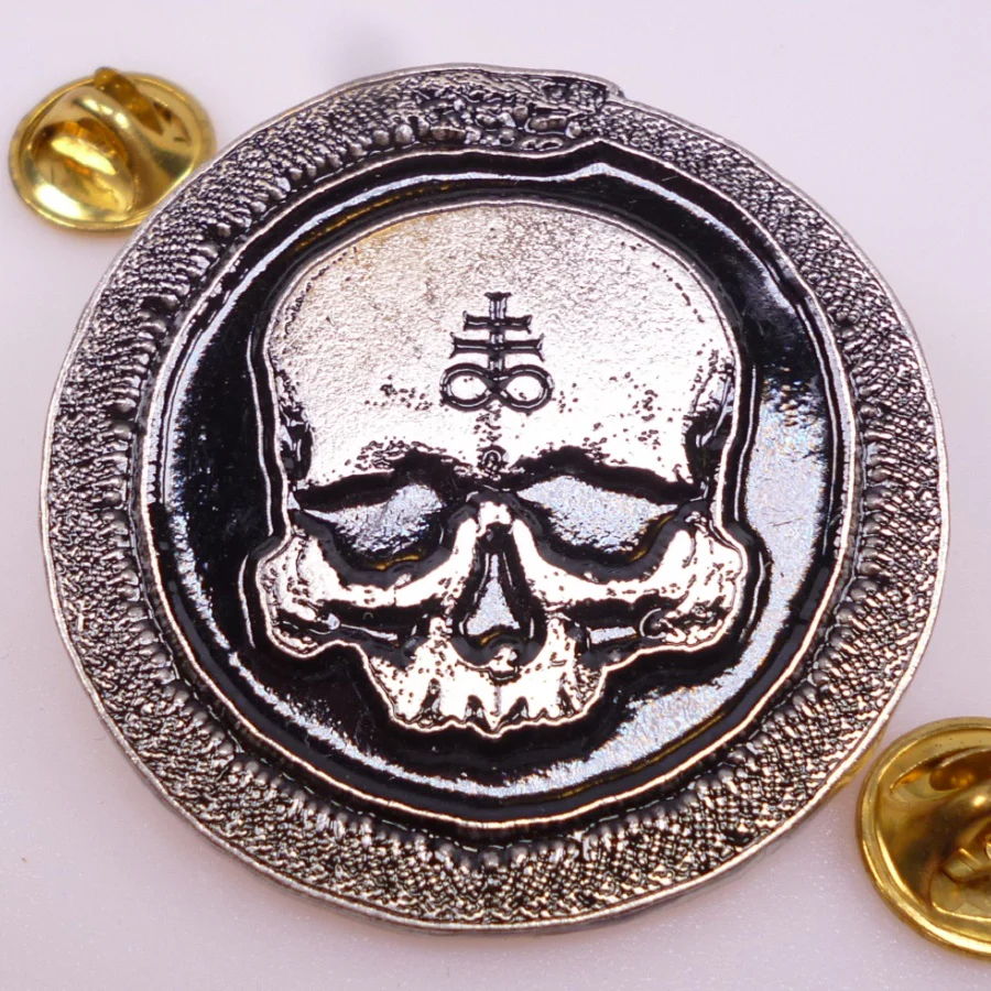 Leviathan Cross | Pin Badge Ouroborous Snake - Image 2