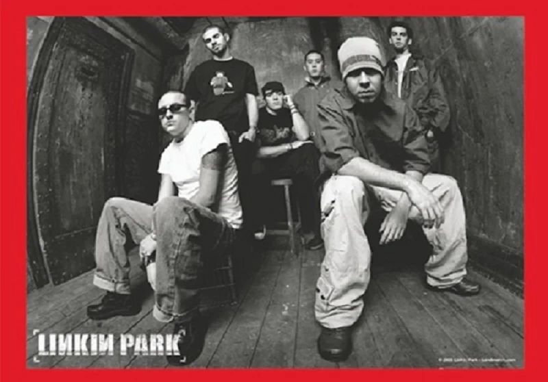 Linkin Park | Band Black White Flag - Image 2