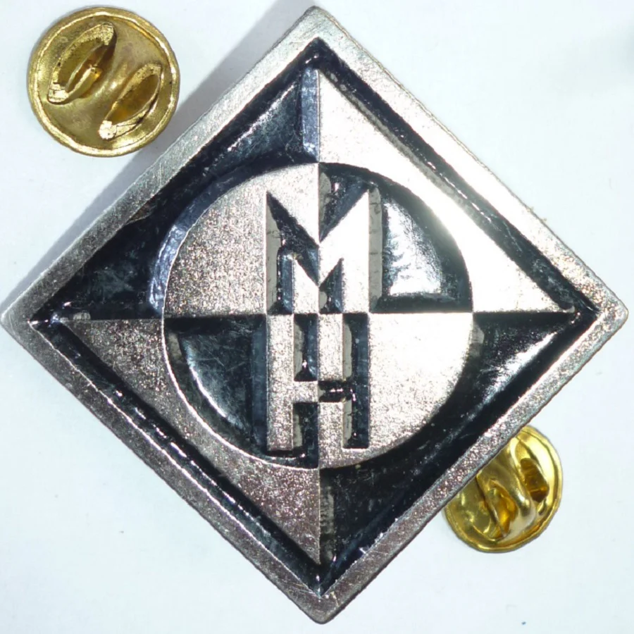 Machine Head | Pin Badge Silver Diamond logo