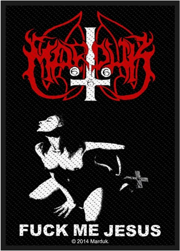 Marduk | Fuck Me Jesus Woven Patch