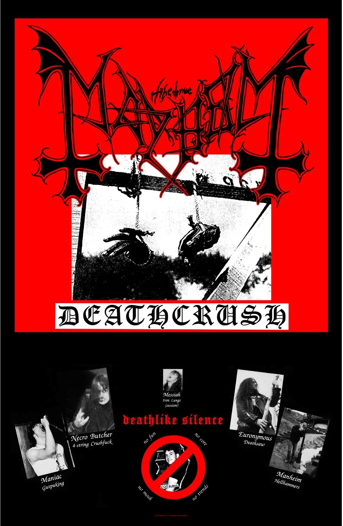 Mayhem | Deathcrush Flag