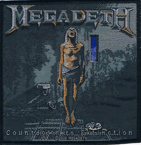 Megadeth | Countdown To Extinction Woven Patch - Image 2