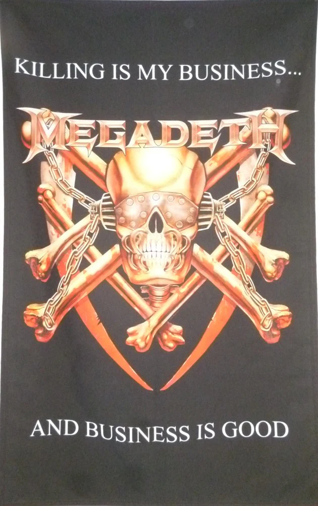 Megadeth | Killing is My Business Flag - Image 2