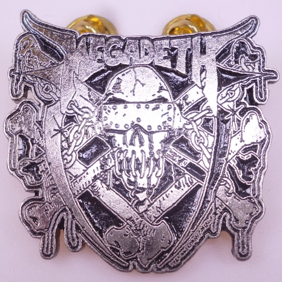 Megadeth | Pin Badge Demo Last Rites - Image 3