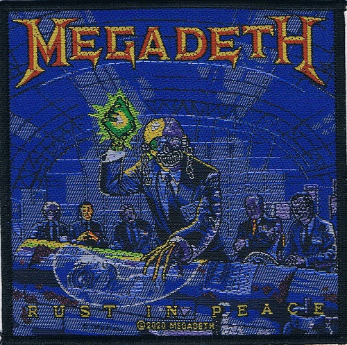 Megadeth | Rust In Peace Woven Patch - Image 2