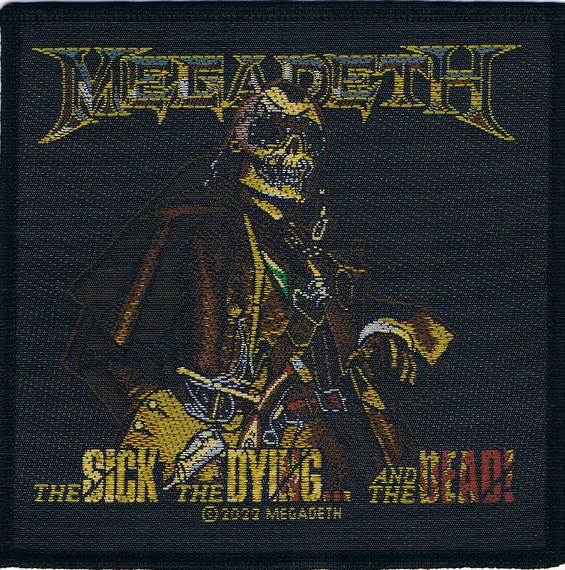 Megadeth | The Sick, The Dying & The Dead Woven Patch - Image 2
