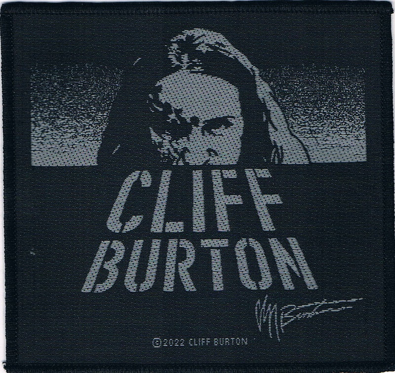 Metallica | Dawn Of Cliff Burton Woven Patch - Image 2