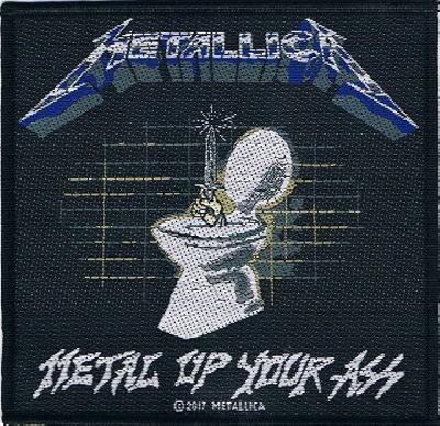 Metallica | Metal Up Your Ass Woven Patch - Image 2