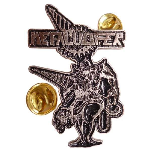 Metalucifer | Pin Badge Heavy Metal Drill - Image 2