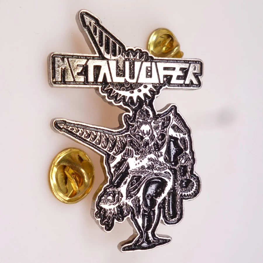 Metalucifer | Pin Badge Heavy Metal Drill - Image 3