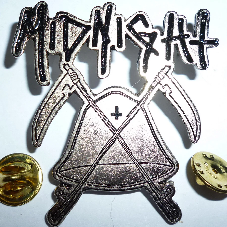Midnight | Pin Badge Complete & Total Hell Logo