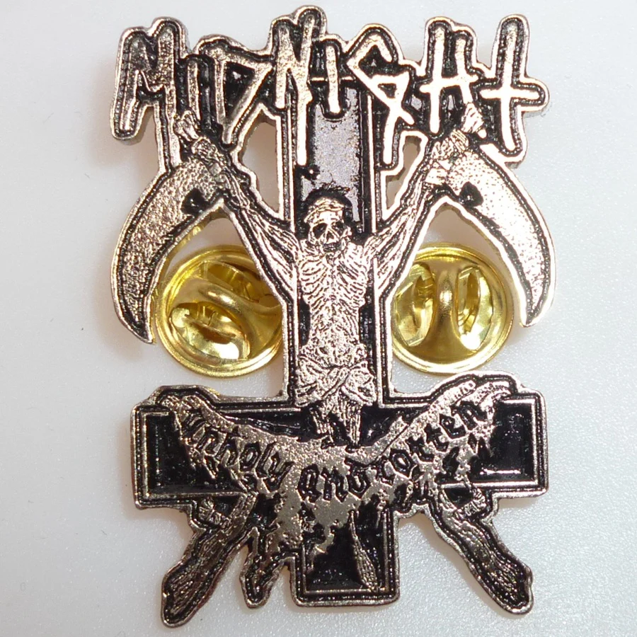 Midnight | Pin Badge Unholy And Rotten - Image 2