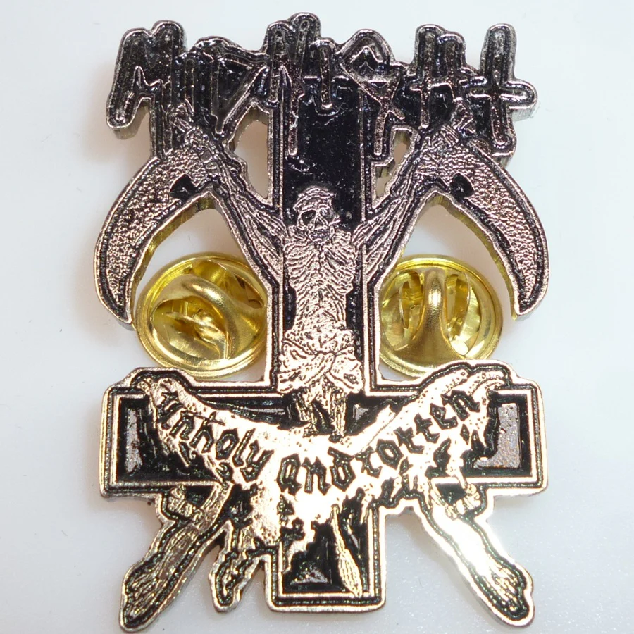 Midnight | Pin Badge Unholy And Rotten - Image 3