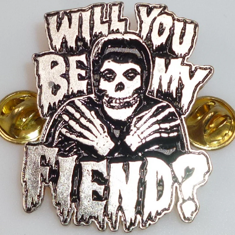 Misfits | Pin Badge Will You Be My Fiend - Image 2