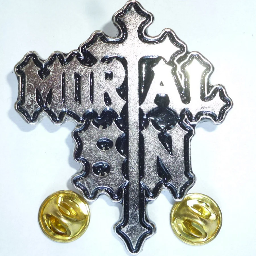 Mortal Sin | Pin Badge Logo